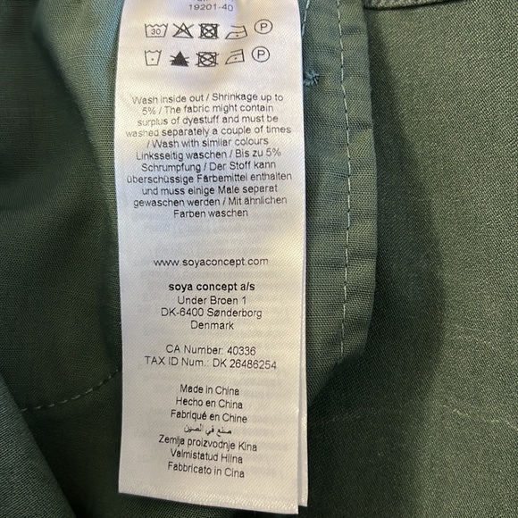 SOYACONCEPT Greenish/Blue Skinny Pants with Stretch NWT - Picture 11 of 13